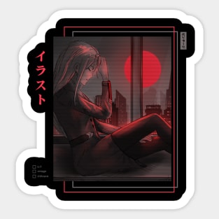 Anime Art | Zero Two Sticker